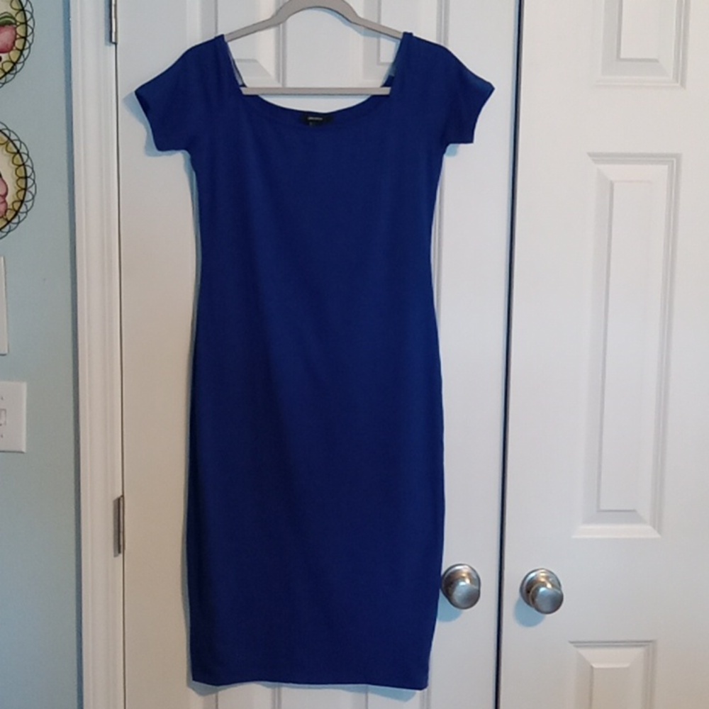 Forever 21 Cobalt Blue Midi Dress